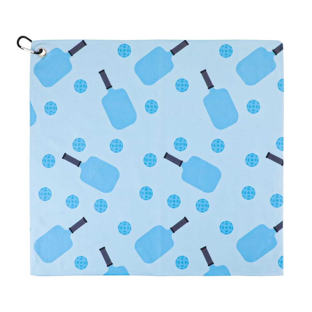 Pickleball Towel 15x16.5 Inch Single-Sided Prints Pickle Ball Towels with Car...