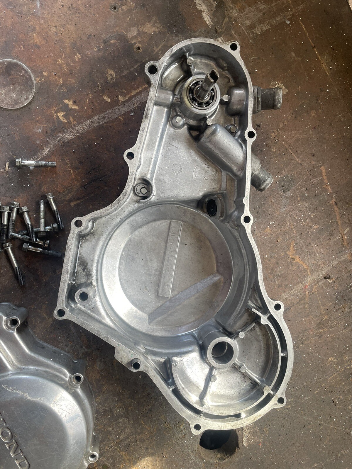 Honda TRX250R Clutch Stator Covers Polished eBay