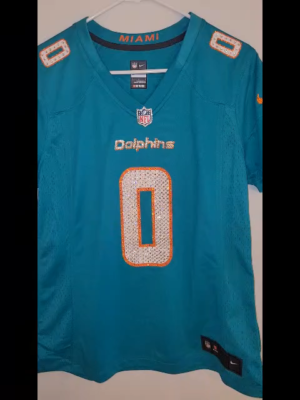 Custom Order Swarovski Crystal Sports Jersey. Any Team. Rhinestone