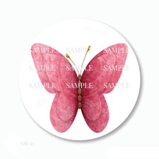 Gorgeous Mauve Butterfly Labels Scrapbook Stickers Butterfly Stickers Favors