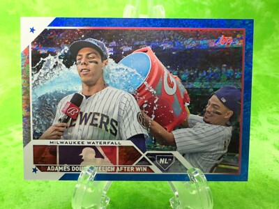Christian Yelich, Willy Adames 2023 Topps Update Series - Veteran Combos #US328 