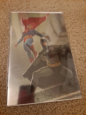 Superman Batman #1 Limited 500 Foil 2023 Megacon Jeph Loeb & Ed McGuinness