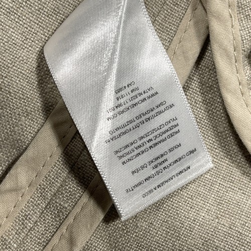 Michael Kors Women's Blazer Size 10 Linen Beige 3/4 Sleeve Business Career - Picture 11 of 13
