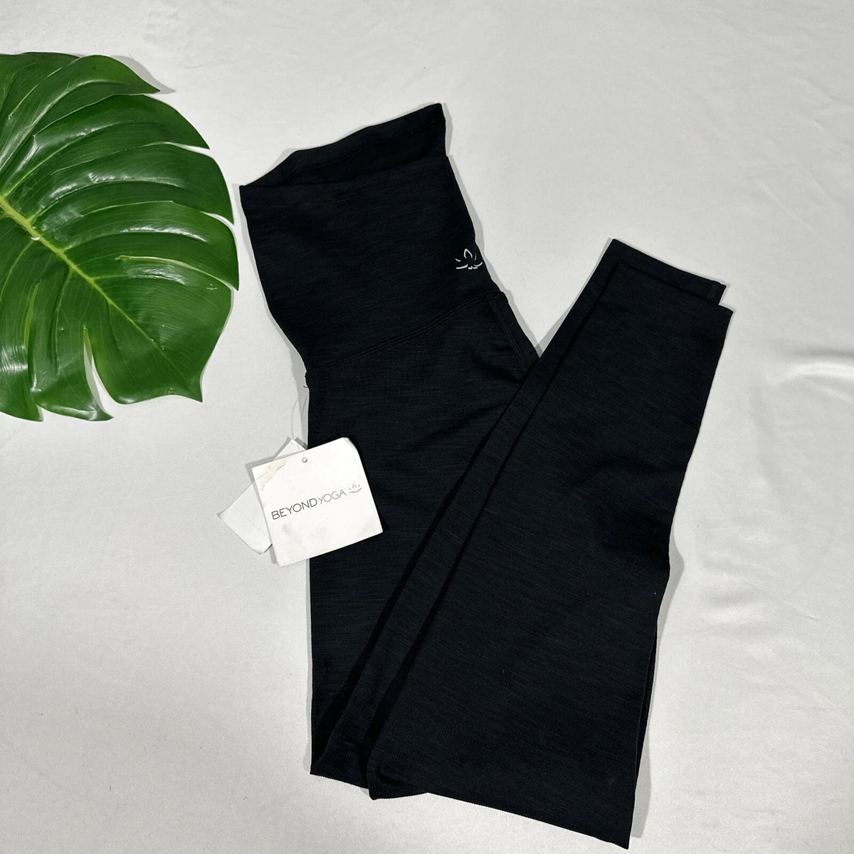 NWD $108 Beyond Bump Yoga [ Medium ] Heather Rib Maternity Midi Legging  #T1451