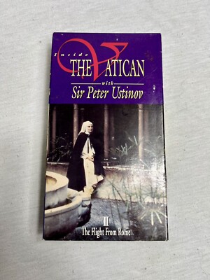 (未使用･未開封品)Inside the Vatican With Peter Ustinov [VHS] INSIDE THE VATICAN with SIR PETER USTINOV 4 VHS Tape Set