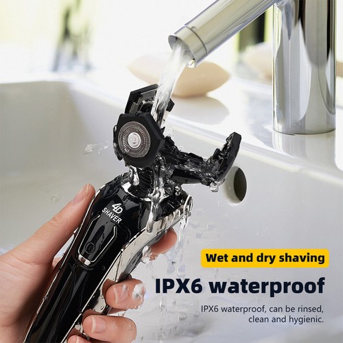Men's Razor Rotary Waterproof Electric Shaver Cordless Bald Head Trimmer Wet Dry - Picture 48 of 61
