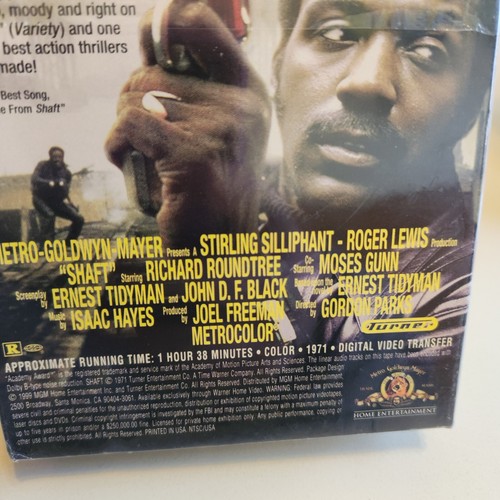 Shaft VHS Richard Roundtree Soul Cinema New In Original Shrink Wrap - Picture 4 of 7