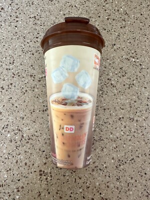 Dunkin Donuts 3D Hologram Refill Tumbler Hot Cold Travel Coffee