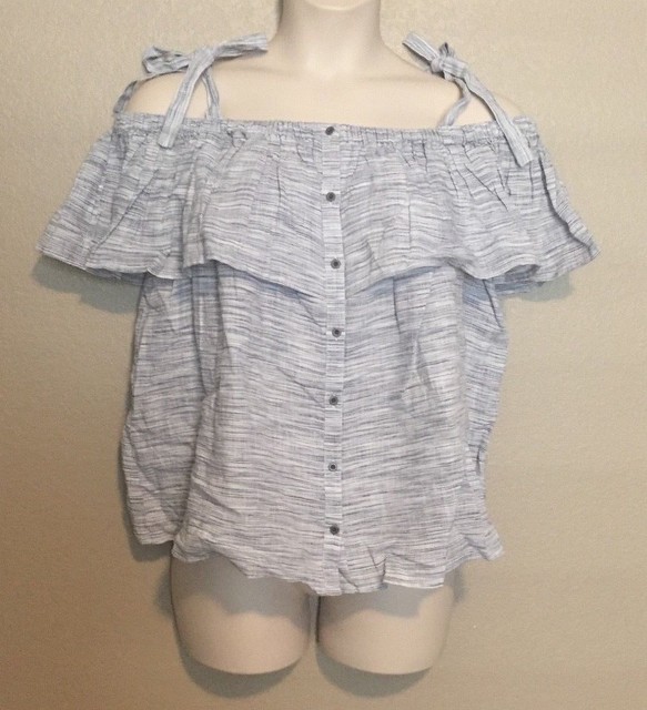 lucky brand cold shoulder top