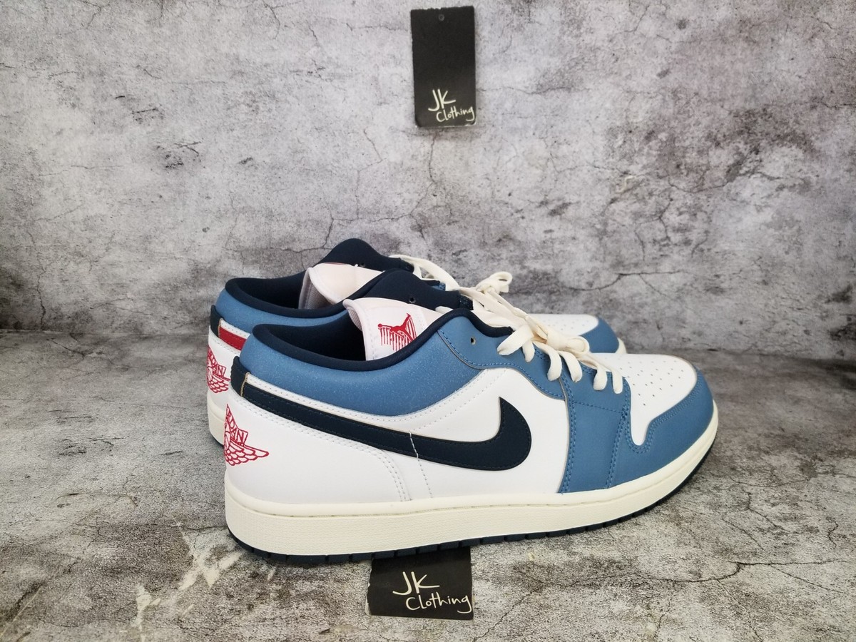 靴 Nike Air Jordan 1 Low White Aegean Storm - 靴 靴 Nike Air Jordan 1 Low White Aegean Storm - 靴