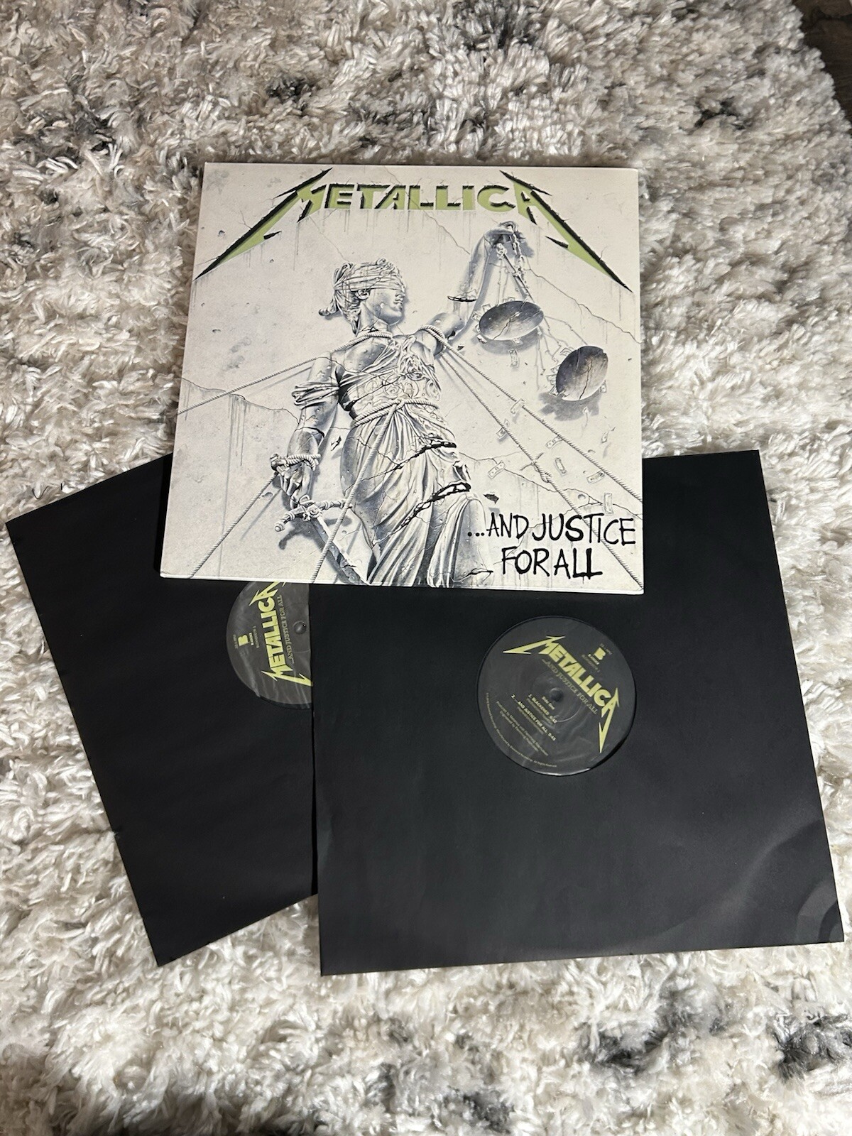 Metallica and Justice For All 2018 Vinyl Record LP Repressing
