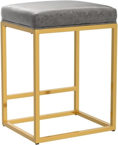 Set of 2 Black 24 Inch Backless Counter Bar Stools PU Leather Seat for Kitchen - Picture 25 of 26