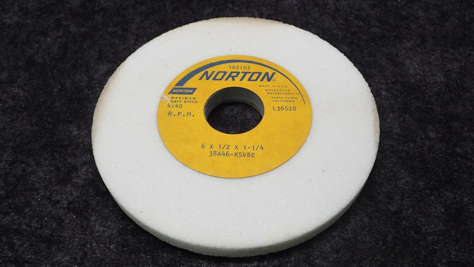 25 EA Norton 66243510627 Surface Grinding Wheels Size 3 x .035 x 1//4
