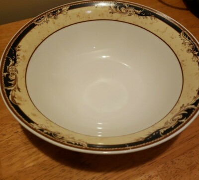 Lynns Fine China Made in China Madre Round Vegetable Serving Bowl 9" | eBay
