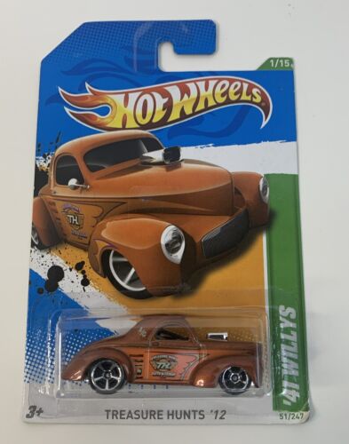 Mattel HOT WHEELS TREASURE HUNT - 2012 '41 WILLYS Coupe 01/15 - 51/247