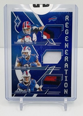 2024 Panini Phoenix Regeneration Triple Patch Bills Thomas, Gore