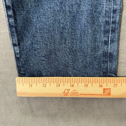 Jeans Levis Uomo 32x32 (Adatto 32x30) Blu Made & Crafted Selvedge Denim 502 Taper - Foto 24 di 24