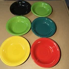 Fiesta Fiestaware Fruit Dessert Berry Bowls 5” Lot Of 6 Multi Color Rare Mint
