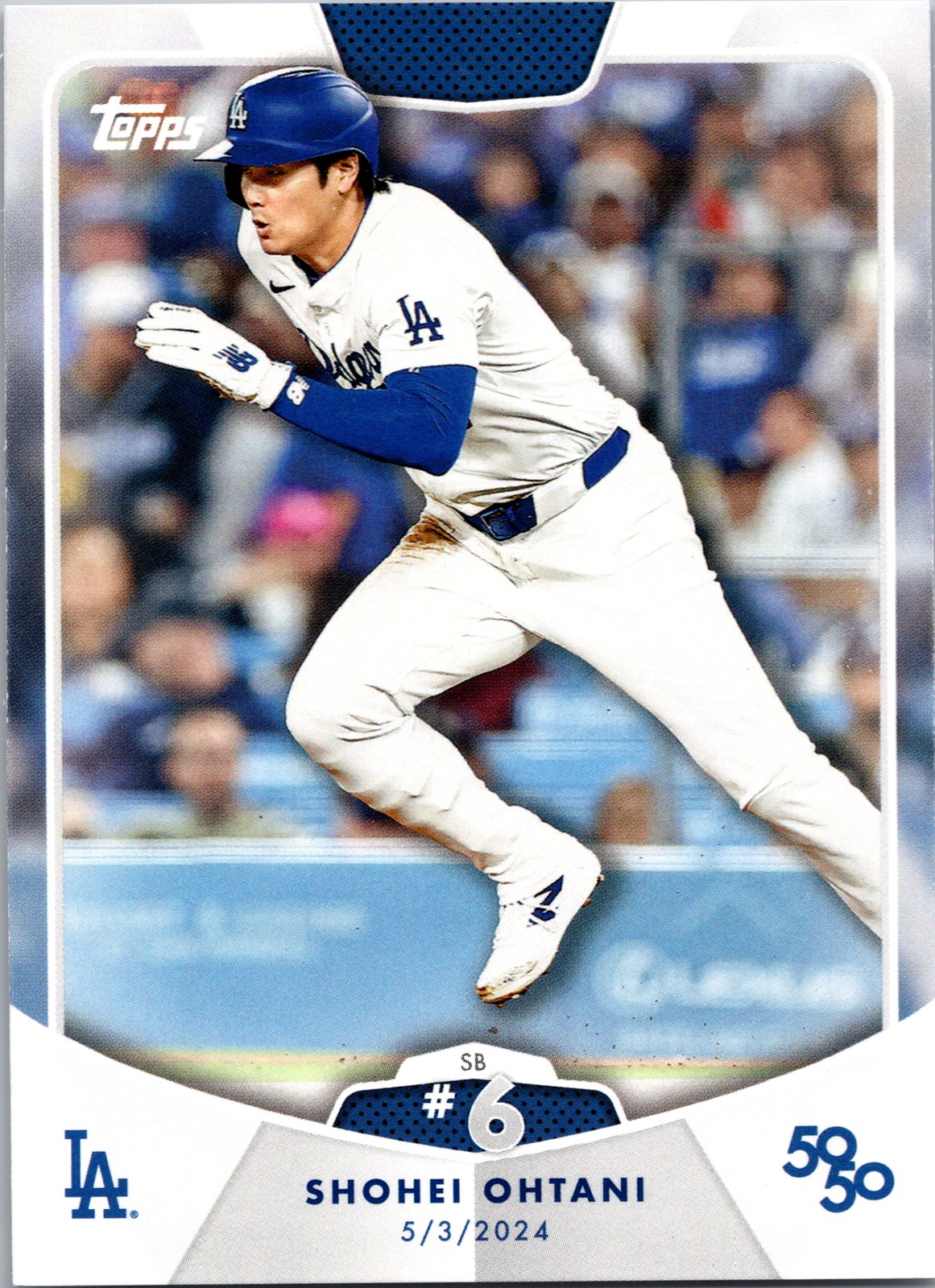 2024 Topps 50/50: Shohei Ohtani #13 Shohei Ohtani