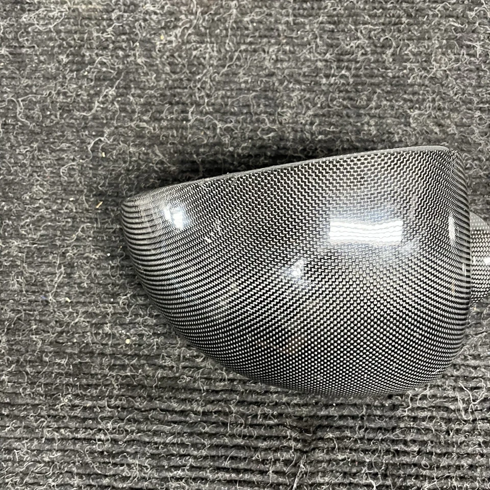 ☑️ Tapas de cubierta de espejo retrovisor lateral adicionales de fibra de carbono real para BMW M3 E46 2001-2006 NOTE Foto 3 de 4