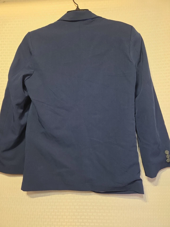 Chaqueta Blazer Para Niño IZOD 404 Banco Azul Elastizada - Nueva Con Etiquetas - Talla 14 Regular Foto 2 de 4