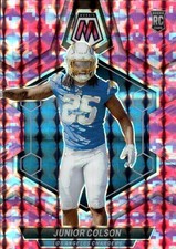 2024 Panini Mosaic Junior Colson #361 Mosaic Camo Pink Los Angeles Chargers 30D
