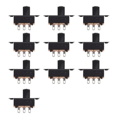 10 Stueck SS22F25-G7 2 Position DPDT 2P2T Plattenmontage  Schiebeschalter M8K5