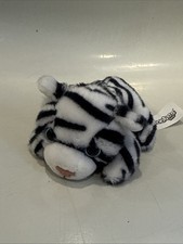 Russ Petooties Pets 5" Mini Plush White Tiger Beanbag Stuffed Animal
