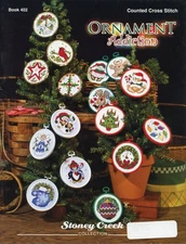 Ornament Addiction Cross Stitch Pattern Stoney Creek 402 Christmas 16 Designs