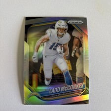 Ladd McConkey #18 2025 Panini Prizm Silver Los Angeles Chargers