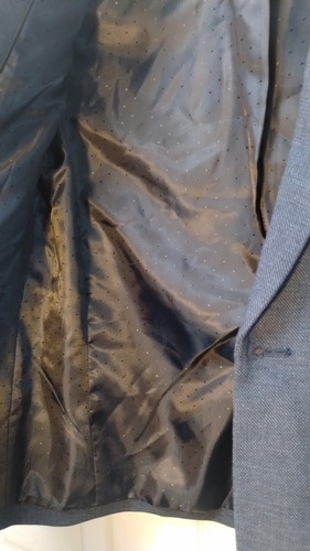 Boy's H&M Blue Linen Blend Sports Blazer, Size 12 - Picture 10 of 12