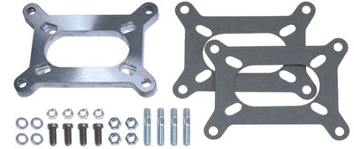 Trans-Dapt for 1/2 in. Tall, 2BBL Carb to 2BBL Manifold Carburetor Adapter -Cast