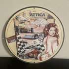 VINTAGE COORS LIGHT LADY GASOLINE MOTOR OIL PORCELAIN SIGN