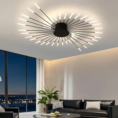  Moderne Minimalistische Deckenlampe Innen Dekorative Deckenbeleuchtung Für Büro - Bild 1 von 4