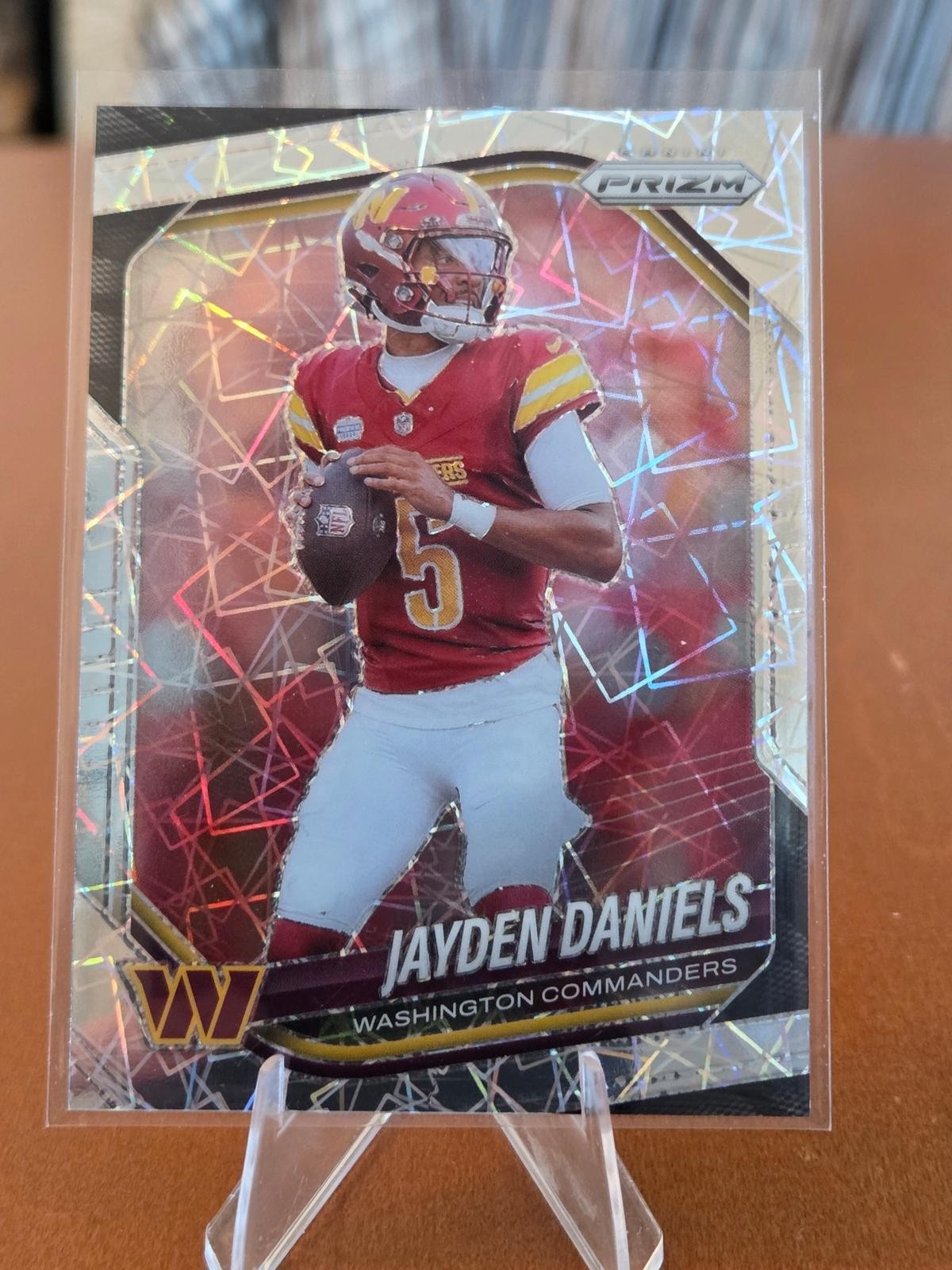 2025 Panini Prizm #278 Jayden Daniels Lazer