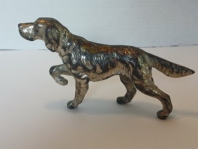 Vintage Silver 330 grams Hunting Dog Figurine Irish Setter Made in Japan