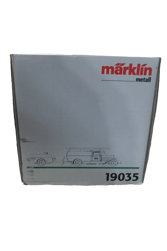 Märklin 19035 Fire Engine Set Truck Trailer Tin Toy Tin Toy Fire Rescue - Image 3 of 4