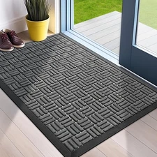 Front Door Mat, Heavy Duty Durable Welcome Mat for Outdoor Indoor, Door Mat for
