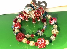 Red Elephant Keychain Bagchain Car Chain Decor Phone Chain Unisex