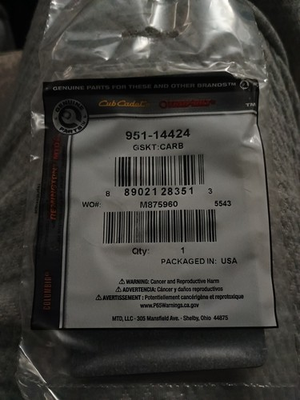#ad #ad MTD 951 14424 Carburetor Gasket Troy Bilt SHIPS IN 1 HOUR $9.99