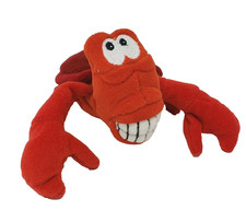 5" VINTAGE DISNEY LITTLE MERMAID RED SEBASTIAN STUFFED ANIMAL PLUSH TOY BEAN BAG