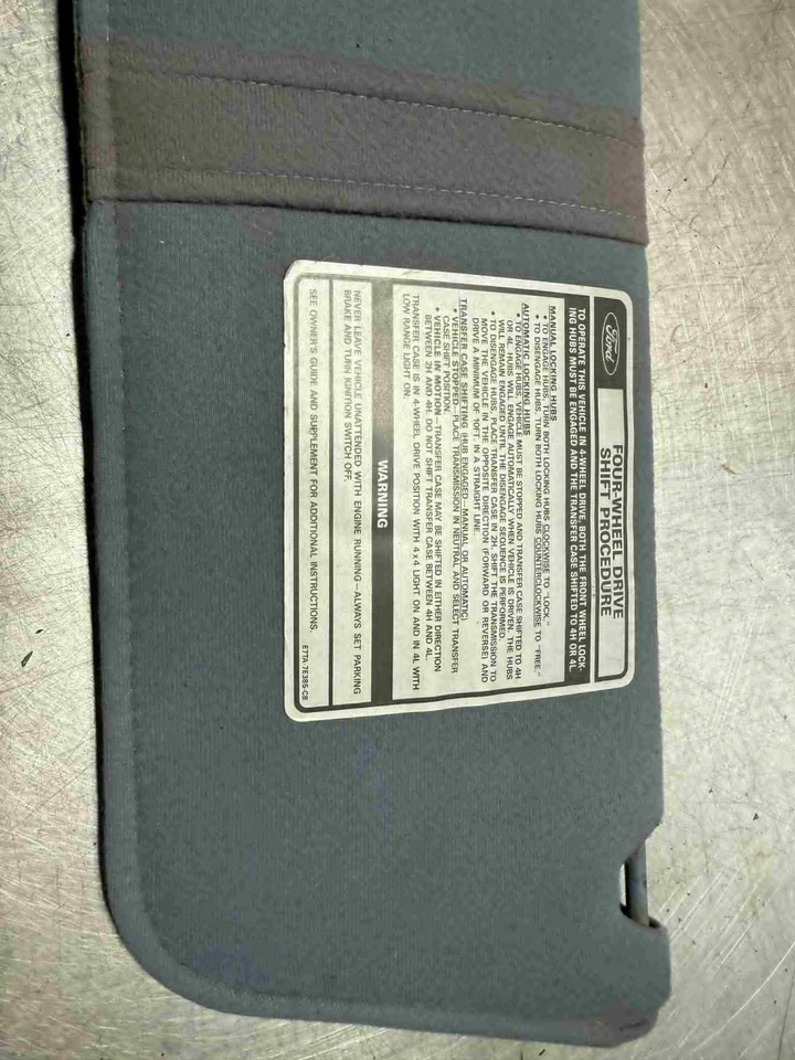 Parasol Ford F-150 F-250 F-350 Bronco 1987-1996 azul OEM Foto 2 de 4