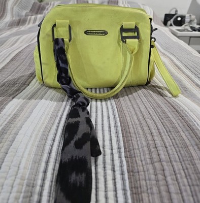 Fox Racing Clarity Purse, Duffle Style Bag, Neon Yellow, Retro 