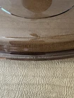 Pyrex Replacement Square Amber Glass Lid A-7-C Corning Brown 7" Vintage