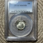 1943-D Mercury Dime 10C Silver PCGS MS65 FB Full Bands Cert 28538232
