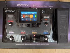 ZOOM G6 MULTI EFFECTS + AMP SIMS  VGC BOXED WITH BLUETOOTH AND LOOPER EXPANSION
