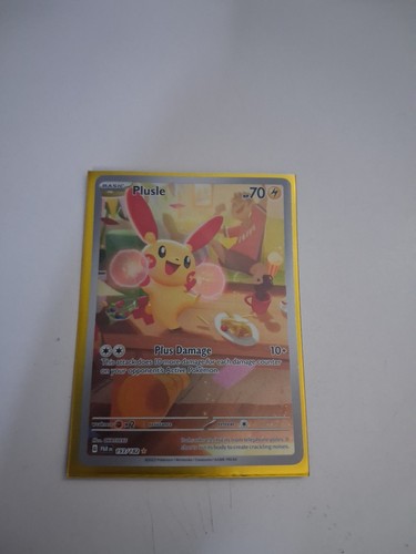Plusle 193/182 Pokemon SV04: Paradox Rift Illustration Card
