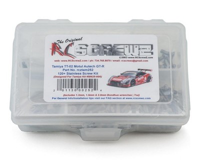 RC Screwz Tamiya TT-02 Motul Autech GT-R Stainless Steel Screw Kit [RCZTAM252]