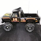 Tonka MR-970 Diecast Pickup Truck Toy Vehicle Plastic Black Yellow Red Vintage