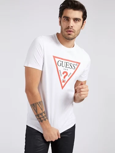 guess t-shirt, color: white, size: XXL, MOBI71I3Z11-TWHT euro 32.00 outlet price - Immagine 3 di 4